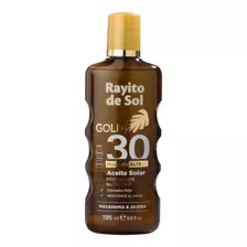 Aceite Solar Rayito De Sol Gold Fps30 195ml Bronceador