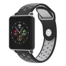 Colmi Smartwatch Land 1 Cardio Fitness Grey Strap Ip68 Caja Black Bisel Negro