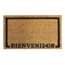 Felpudo Coco Bienvenido Grueso Goma Antideslizante 40cmx60cm