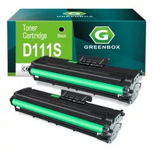 Greenbox Cartucho De Tóner Compatible Mlt-d111s Para Samsung