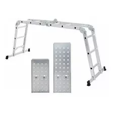 Escalera Multipropósito 3.55mt 12 Pasos150kg+2 Plataformas