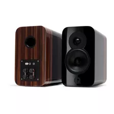 Q Acoustics Concept 300 Par Caixas Bookshelf 200w + Pedestal Cor Black/rosewood N/a