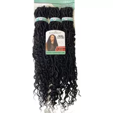 Cabelo Goddess Loc Boho Crochet Cherey 275g 55cm 100% 