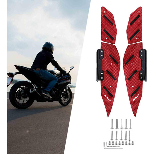 Reposapis Para Motocicleta, Accesorio Masculino, Rojo Foto 6