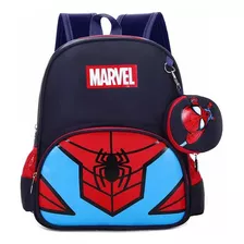 Mochila Escolar Spiderman Capitán América O Ironman Niños
