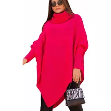 Trico Inverno Blusa Estilo Poncho Pala Gaucha Tecido Grosso