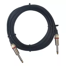 Cable Plug Plug 6.3mm 1/4 Trs Para Microfono Instrumentos