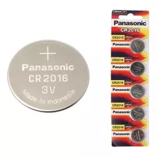 10 Pilhas Baterias Cr2016 Panasonic - 2 Cartelas