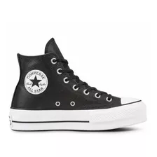 Tenis Converse Chucktaylor Bota Plataforma Piel