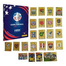 Álbum Duro + 50 Láminas Copa América Usa 2024 Panini