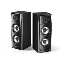 Parlantes Hi-fi De 3 Vías Genius Sp-hf1800a Ii 60w Rms Negro