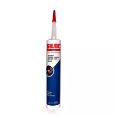 Sellador Silicona Acetica Siloc Negro Cartucho 280g