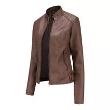 Ocio Mujer Ropa Mujer Chaqueta De Cuero For Motocicleta