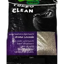 Arena Sanitaria Turbo Clean 20kg Aroma Lavanda X 10kg De Peso Neto