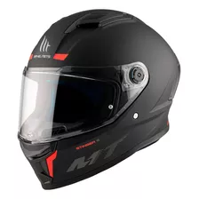 Casco Para Moto Mt Helmets Stinger Stinger 2 Negro Mate Talla S 