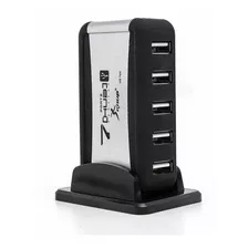 Hub Usb 2.0 C/ 7 Portas Extensoras C/ Fonte Bivolt Hb-t68