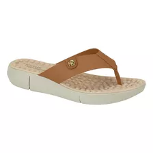 Chinelo Tamanco Feminino Modare Ultraconfoto Camel 7142.106