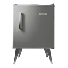 Heladera Minibar Bajo Mesada Vostok Vintage Con Congelador 50l Gris Ks-48rvis