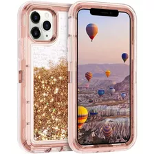 Funda Para iPhone 11 Pro Max, Dorado/glitter/resistente