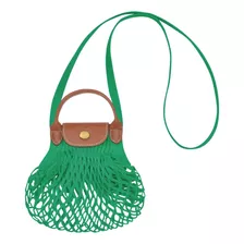 Cartera Longchamp Le Pliage Filet Verde