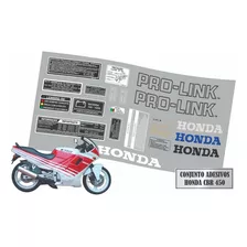 Adesivos Advertência Honda Cbr 450 - Frete Grátis Vtg81