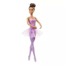 Morena Teresa Roxa Bailarina Barbie - Mattel Gjl60