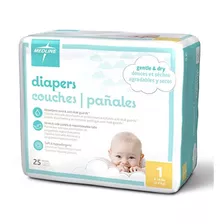 Medline Mbd2003z Pañales Para Bebés, Tamaño