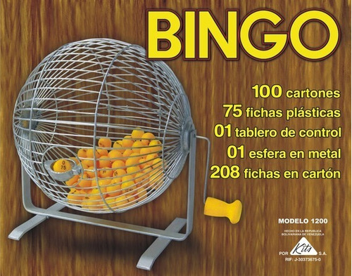 Juego De Bingo Profesional
