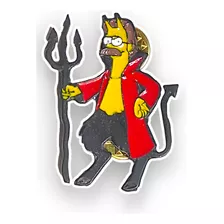 Pin Broche Metálico Simpsons Flanders Diablo