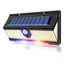 Luz Solar Led Externa: Sensor Movimento, Ip65, 3 Modos