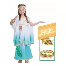 Disfraz Diosa Griega Para Niñas De 3 A 10 Años