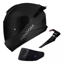 Capacete Moto Esportivo Norisk Razor +viseira Escura Spoiler