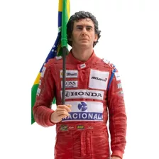 Estátua Ayrton Senna - Gp Brazil 1991 - Art Scale 1/10