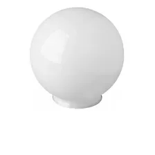 Cúpula Globo De Vidro Leitoso Esférico 10x20 