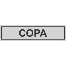  3 Placas= Copa , Sala De Injetaveis E Estoque