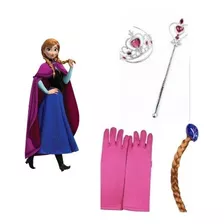 Mini Kit Fantasia Anna Frozen 4 Peças