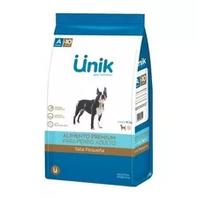 Alimento Unik Premium Para Perro Adulto De Raza Pequeña Sabor Mix En Bolsa De 3 kg