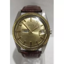 Fino Reloj Suizo Desta Automático Day-date '70s Vintage