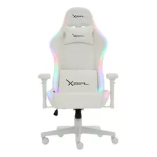 Silla Gamer Rgb Xzeal Xz15 Hasta 150kg Blanco