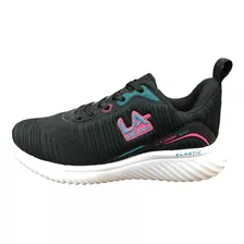 Zapatillas La Gear Running Dama Color Negra Oferta Mujer