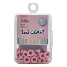 Ojalillo Ojal Aluminio Eyelet Ibi Craft Rosa Pastel X 50