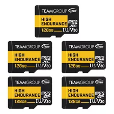 Teamgroup Alta Resistencia 128gb 5 Unidades Micro Sdxc Uhs-i