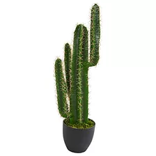 Casi Natural 6328 3 Cactus Planta Artificial Verde