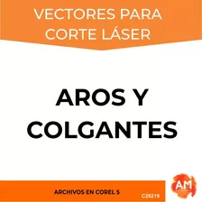 Vectores Aros Y Colgantes Corte/ Laser ! Corel