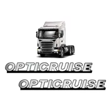 Par De Emblema Lateral Resinado Scania R440 Opticruise 2012