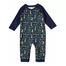 Pijama Macacao Bebe Menino Algodão Tip Top -envio Rápido