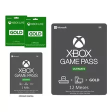 Game Pass Ultimate 12 Meses Gpu Xbox One Series X S Brasil