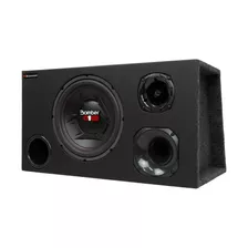 Caixa Trio Som Box 45 L Automotiva Completa 380 Rms Rebaixo