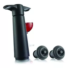 Bomba Vacu Vin Wine Saver Con 2 X Tapones Para Botellas Al V