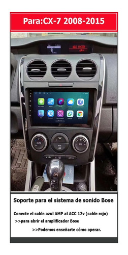 Radio Estreo Android Automtica Para Mazda Cx-7 Cx7 Cx 7 20 Foto 4
